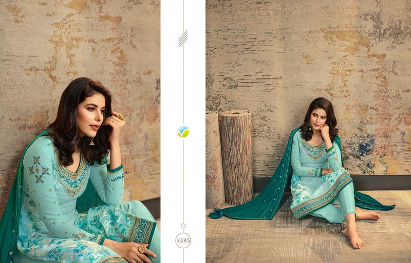 Vinay Fashion Launch By Excellence Brasso Digital Printed With Embroidery Work Casual Wear Salwar Suit