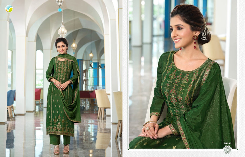 Vinay Fashion Llp Pure Viscose Dola Jacquard With Meena Work Kurti