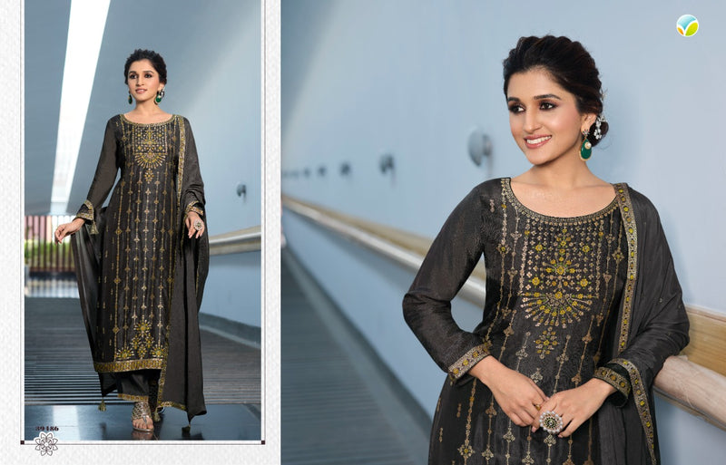 Vinay Fashion Llp Pure Viscose Dola Jacquard With Meena Work Kurti