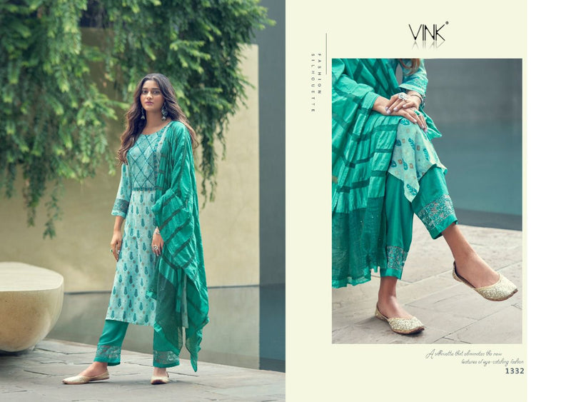 Vink Symphony Vol 2 Pure Muslin In Kurta And Pants