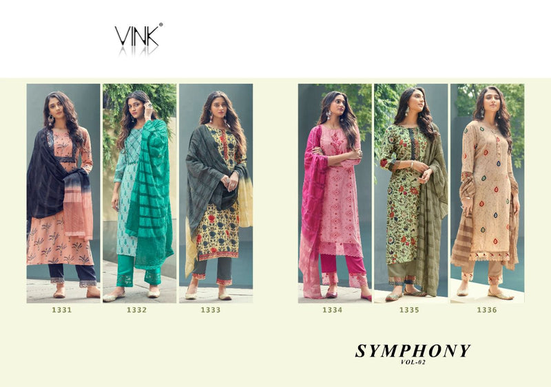 Vink Symphony Vol 2 Pure Muslin In Kurta And Pants
