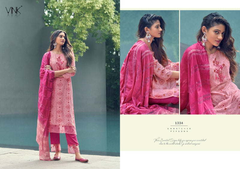 Vink Symphony Vol 2 Pure Muslin In Kurta And Pants