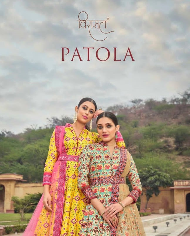 Virasat Patola Soft Dola Silk Heavy Designer Work Lehenga Choli