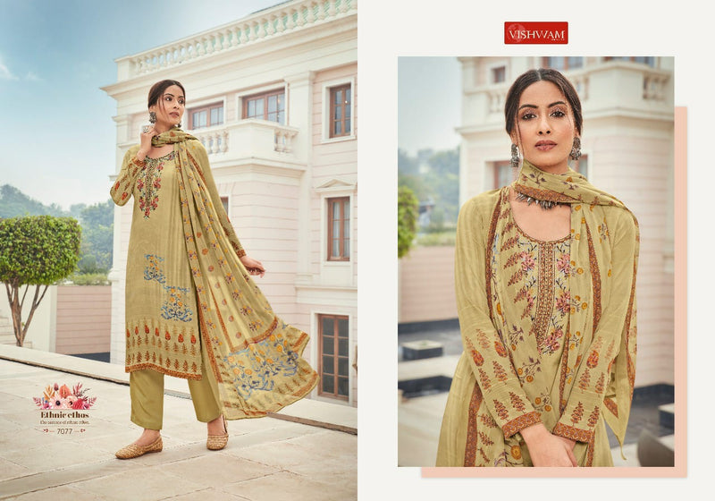 Vishwam Fabrics Espresso vol 5 Crepe Heavy Georgette Salwar Suit