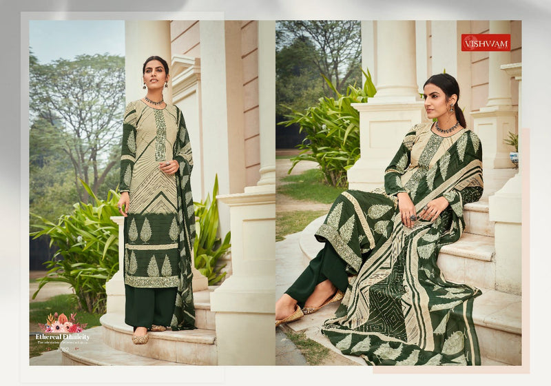 Vishwam Fabrics Espresso vol 5 Crepe Heavy Georgette Salwar Suit