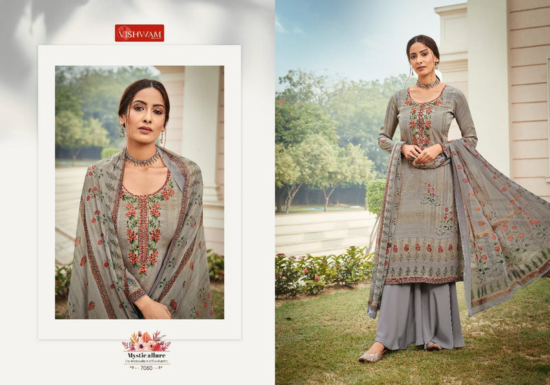 Vishwam Fabrics Espresso vol 5 Crepe Heavy Georgette Salwar Suit