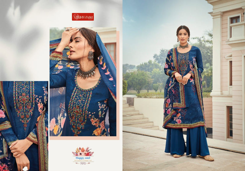 Vishwam Fabrics Espresso vol 5 Crepe Heavy Georgette Salwar Suit