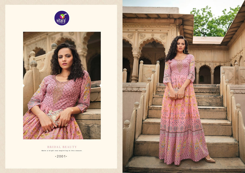 Vitara Fashion Mulmul Lawn Cotton Long Gown
