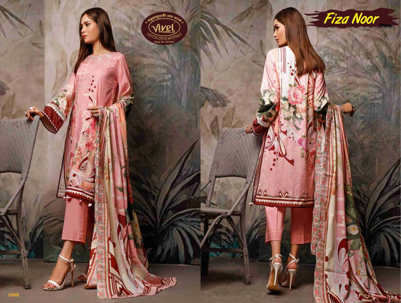 Vivel Words Launched Fiza Noor Lawn Collection Vol 1 Pure Cotton Salwar Suit