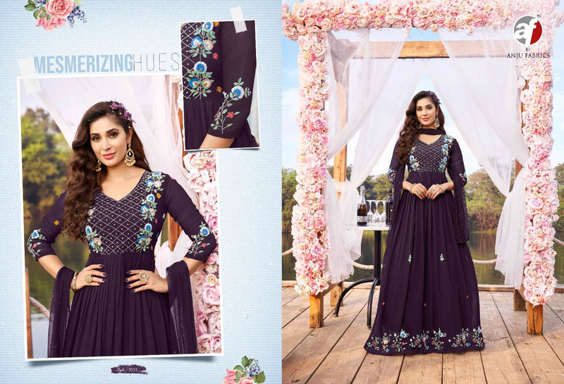 Anju Fabrics Wedding Masti Georgette Designer Ready Made Wedding Wear Salwar Kameez