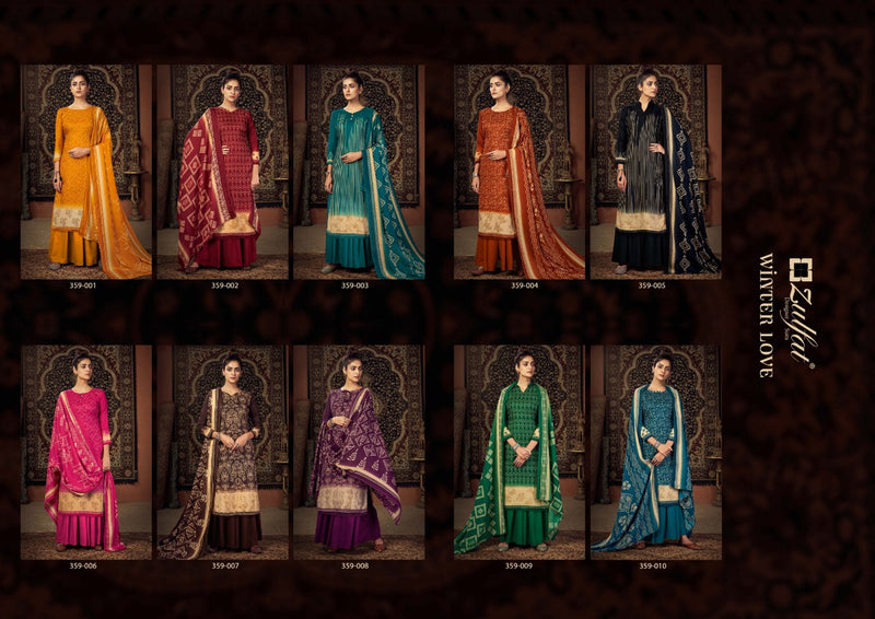 ZULFAT DESINER PRESENT WINTER LOVE PASHMINA COLLECTION