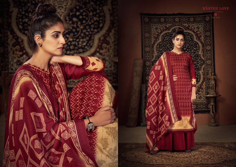 ZULFAT DESINER PRESENT WINTER LOVE PASHMINA COLLECTION