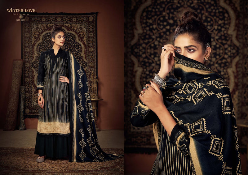 Zulfat Designer Suits Winter Love Pure Pashmina Digital Style Print Caasal  Wear Salwar Suit