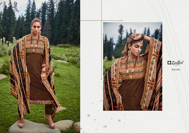 Zulfat Winter Nova Pashmina With Fancy Work Stylish Designer Casual Wear Salwar Kameez