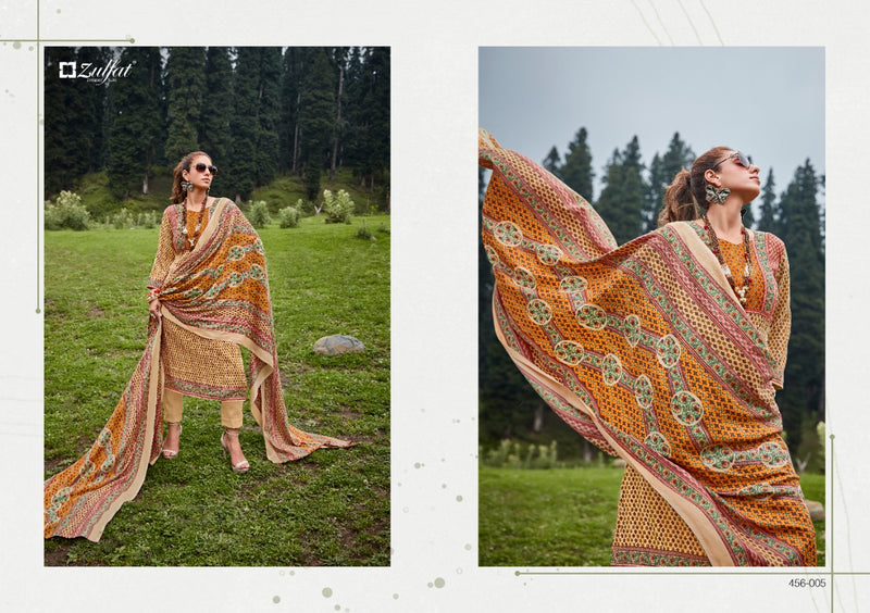 Zulfat Winter Nova Pashmina With Fancy Work Stylish Designer Casual Wear Salwar Kameez