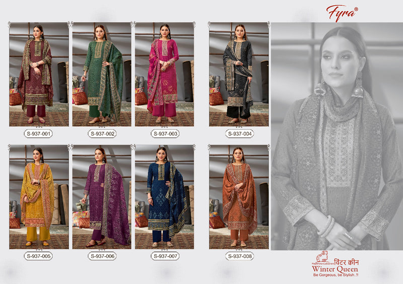 Fyra Winter Queen Pashmina With Heavy Beautiful Work Stylish Designer Party Wear Salwar Kameez