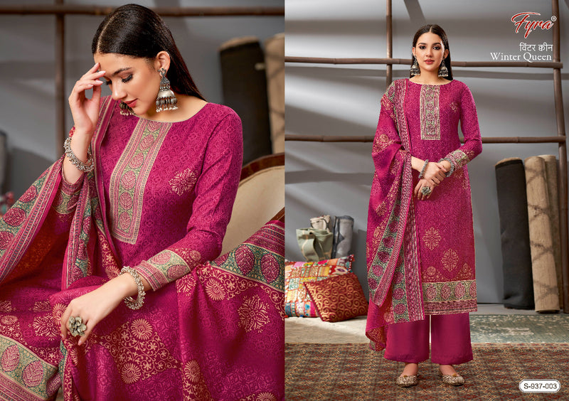 Fyra Winter Queen Pashmina With Heavy Beautiful Work Stylish Designer Party Wear Salwar Kameez