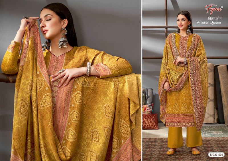 Fyra Winter Queen Pashmina With Heavy Beautiful Work Stylish Designer Party Wear Salwar Kameez