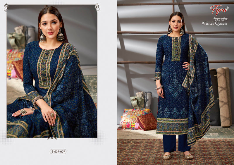 Fyra Winter Queen Pashmina With Heavy Beautiful Work Stylish Designer Party Wear Salwar Kameez