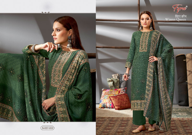 Fyra Winter Queen Pashmina With Heavy Beautiful Work Stylish Designer Party Wear Salwar Kameez