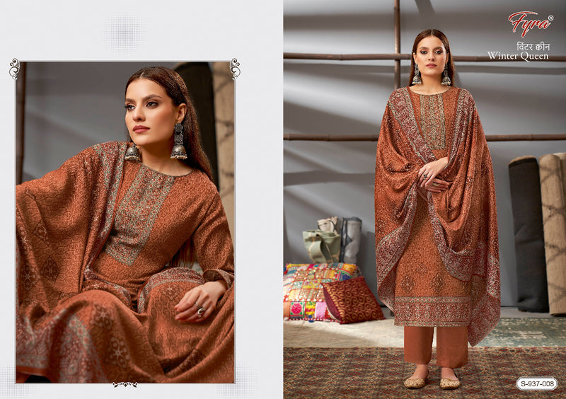 Fyra Winter Queen Pashmina With Heavy Beautiful Work Stylish Designer Party Wear Salwar Kameez