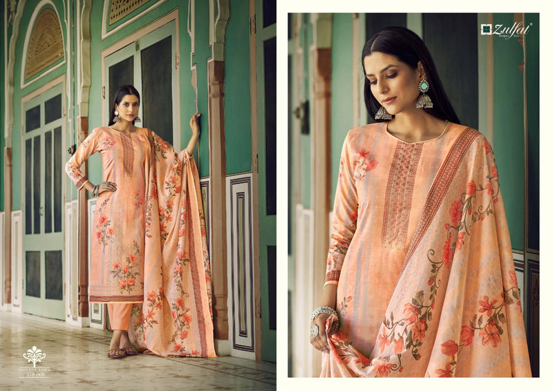 Zulfat Designer Suits Wonder Lawn Cotton Party Wear Salwar Suits With Digital Print