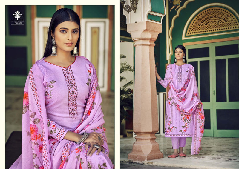 Zulfat Designer Suits Wonder Lawn Cotton Party Wear Salwar Suits With Digital Print