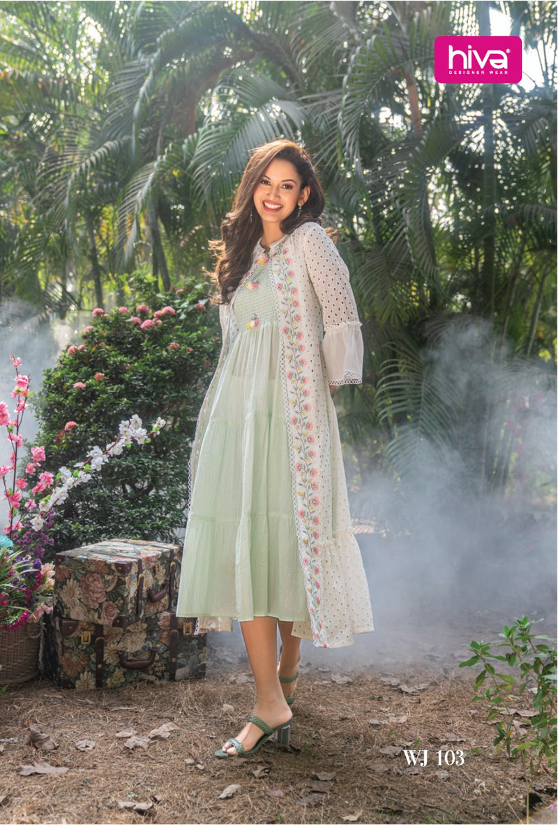 Hiva Designer Wow Jackets Rayon Chicken Jacket Fancy Designer Kurti