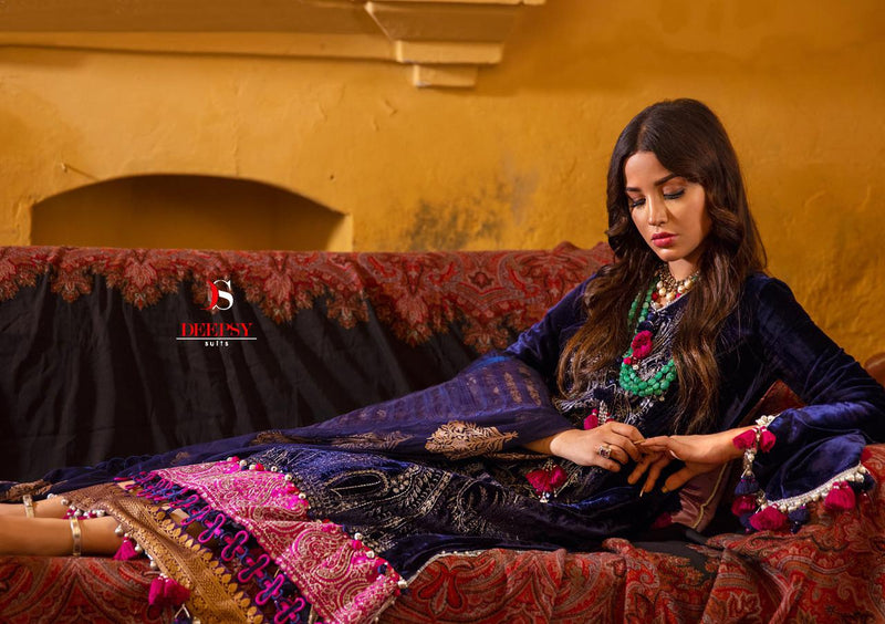 Lastest Desing Of Sana Safinza Luxury Vol  Velvet 21