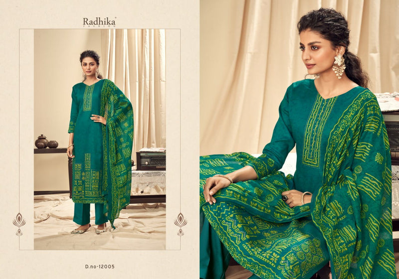 Azara Kiyara Jam Cotton  With Print Party Wear Salwar Suits
