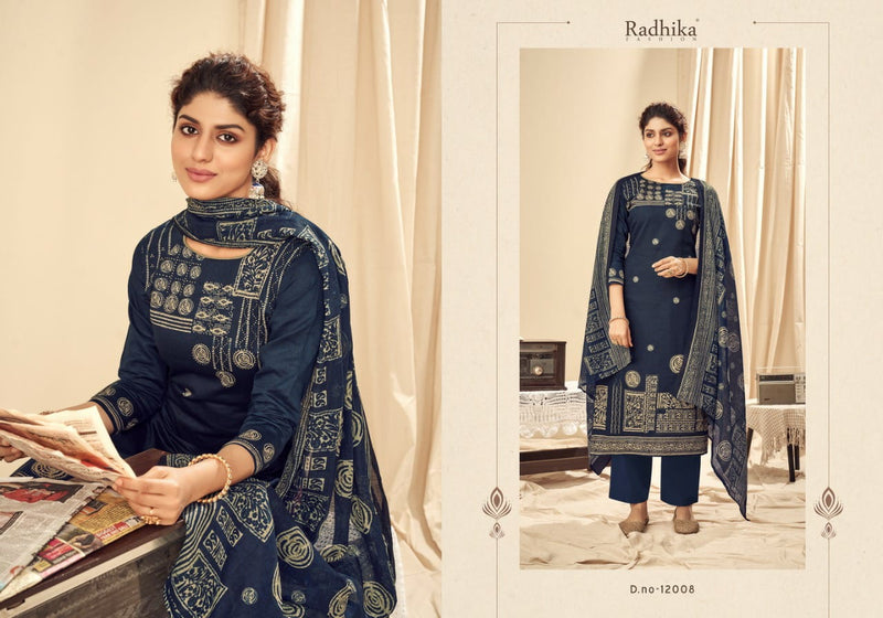 Azara Kiyara Jam Cotton  With Print Party Wear Salwar Suits
