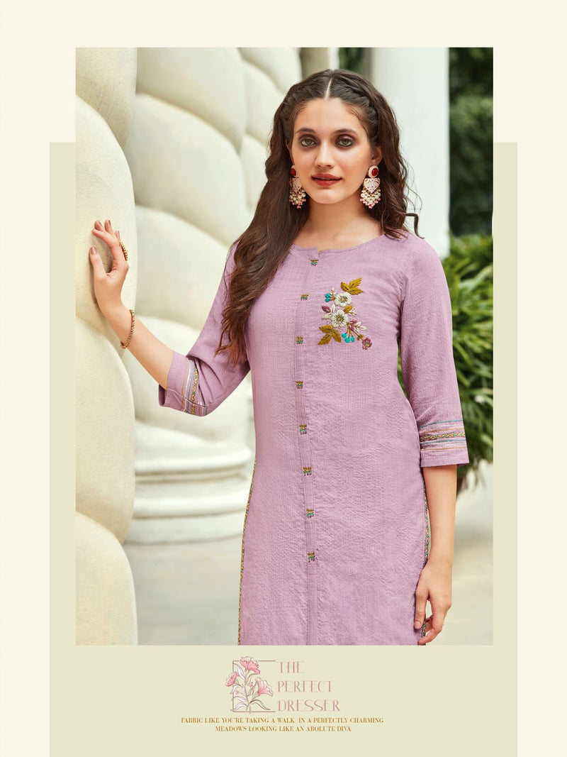 Mittoo Priyal Dno 2073 To 2078 Pure Cotton Daily Wear Stylish Designer Casual Kurti