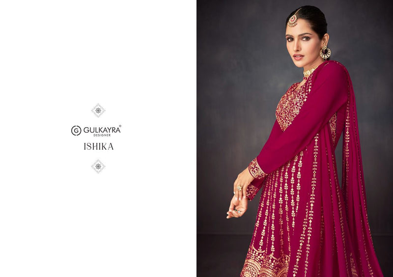 Gulkayra Dno 7114 To 7118 Georgette WIth Wedding Wear Stylish Designer Salwar Suit