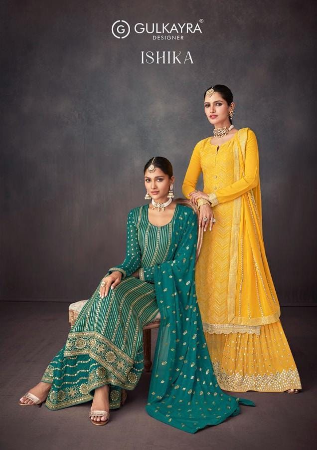 Gulkayra Dno 7114 To 7118 Georgette WIth Wedding Wear Stylish Designer Salwar Suit