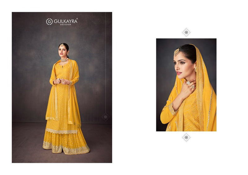 Gulkayra Dno 7114 To 7118 Georgette WIth Wedding Wear Stylish Designer Salwar Suit