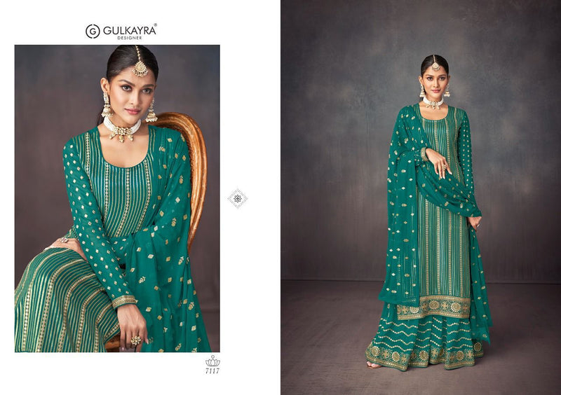 Gulkayra Dno 7114 To 7118 Georgette WIth Wedding Wear Stylish Designer Salwar Suit