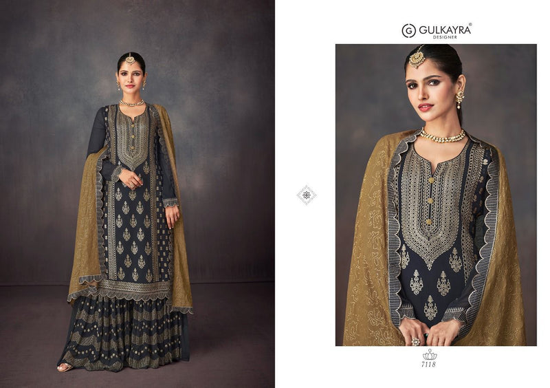 Gulkayra Dno 7114 To 7118 Georgette WIth Wedding Wear Stylish Designer Salwar Suit