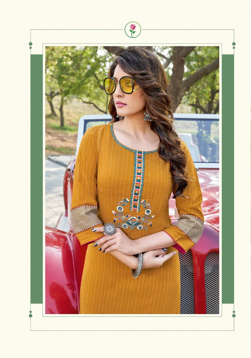 Wooglee Kesar Dno 6037 To 6042 Viscose Stylish Designer Party Wear Kurti