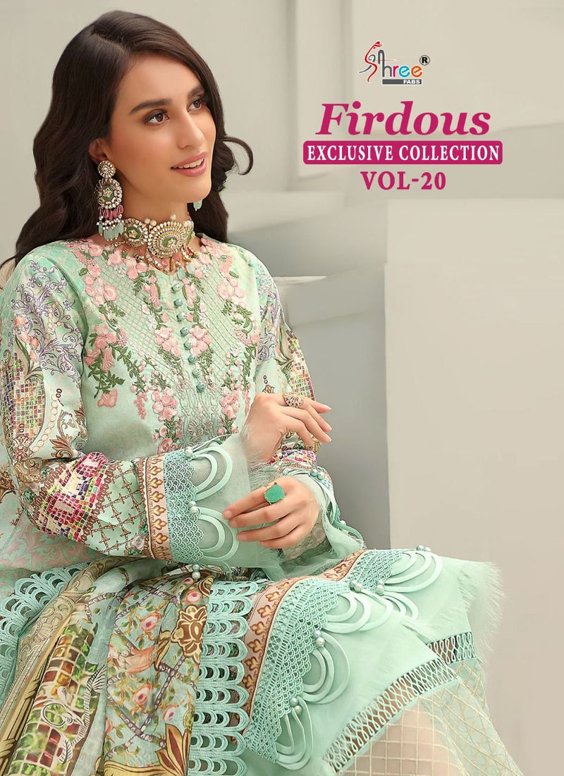 Shree Fabs Dno 2329 To 2336 Pure Cotton With Embroidery Work Stylish Designer Party Wear Pakistani Salwar Kameez