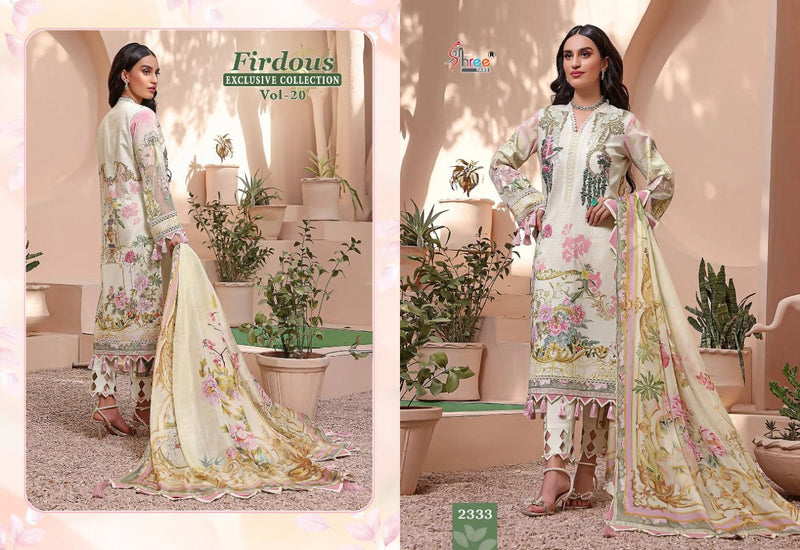 Shree Fabs Dno 2329 To 2336 Pure Cotton With Embroidery Work Stylish Designer Party Wear Pakistani Salwar Kameez