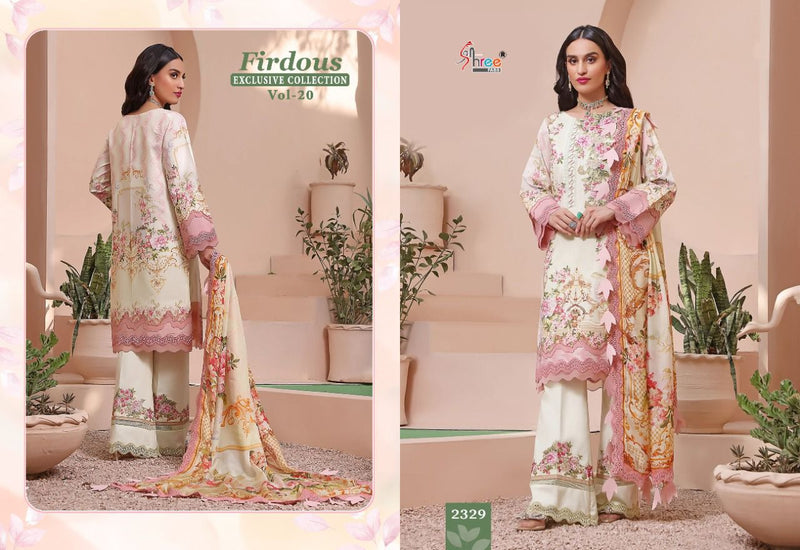 Shree Fabs Dno 2329 To 2336 Pure Cotton With Embroidery Work Stylish Designer Party Wear Pakistani Salwar Kameez