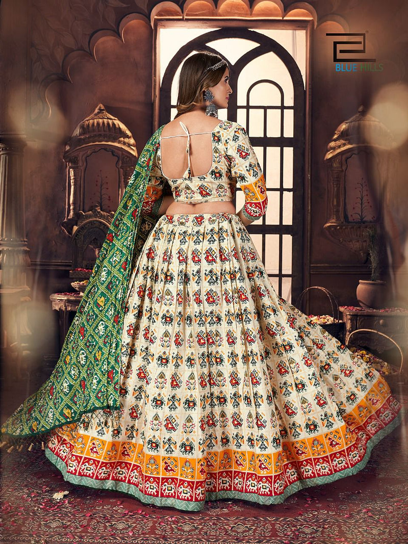 Blue Hills Navratri Pure Cotton Fancy Stylish Designer Festive Wear Lehenga choli
