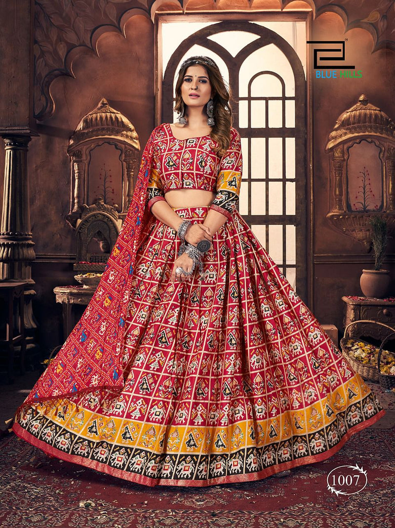 Blue Hills Navratri Pure Cotton Fancy Stylish Designer Festive Wear Lehenga choli