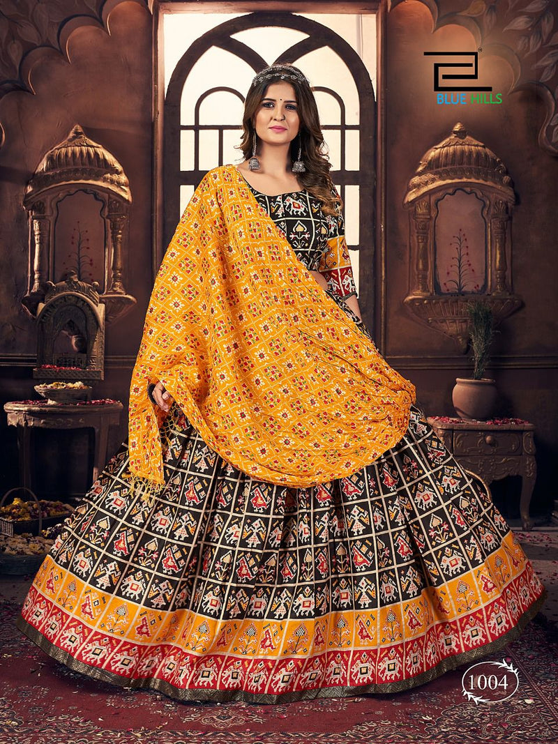 Blue Hills Navratri Pure Cotton Fancy Stylish Designer Festive Wear Lehenga choli
