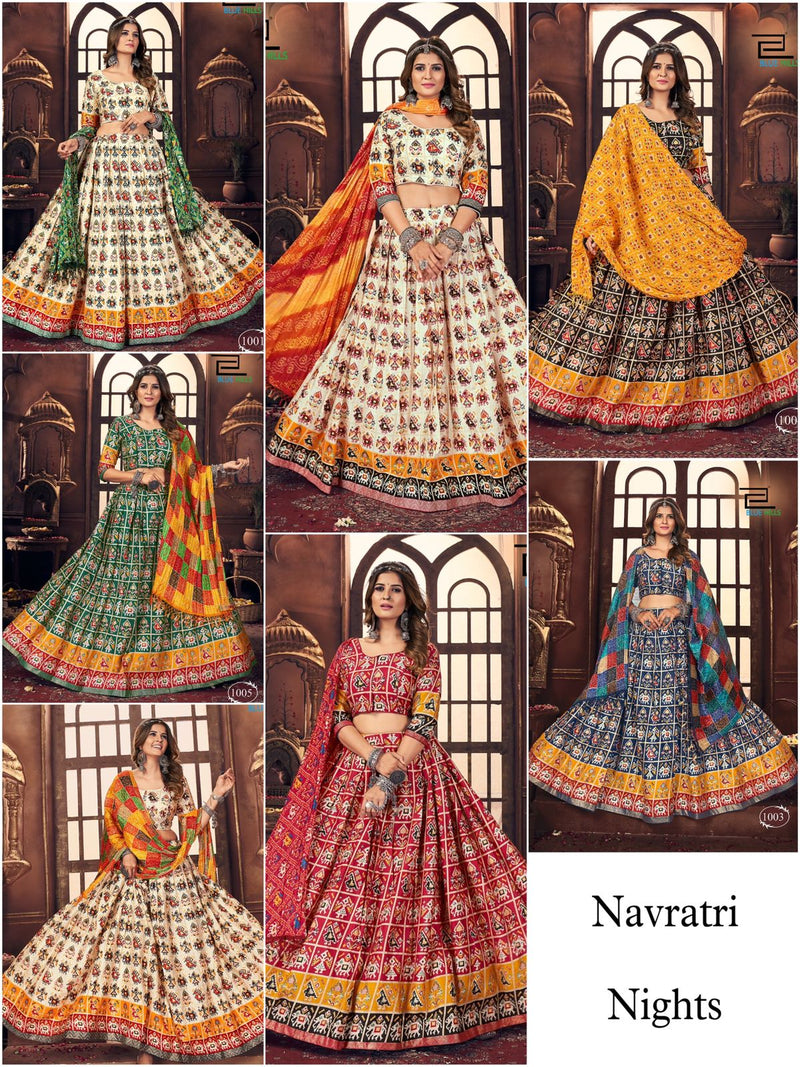 Blue Hills Navratri Pure Cotton Fancy Stylish Designer Festive Wear Lehenga choli