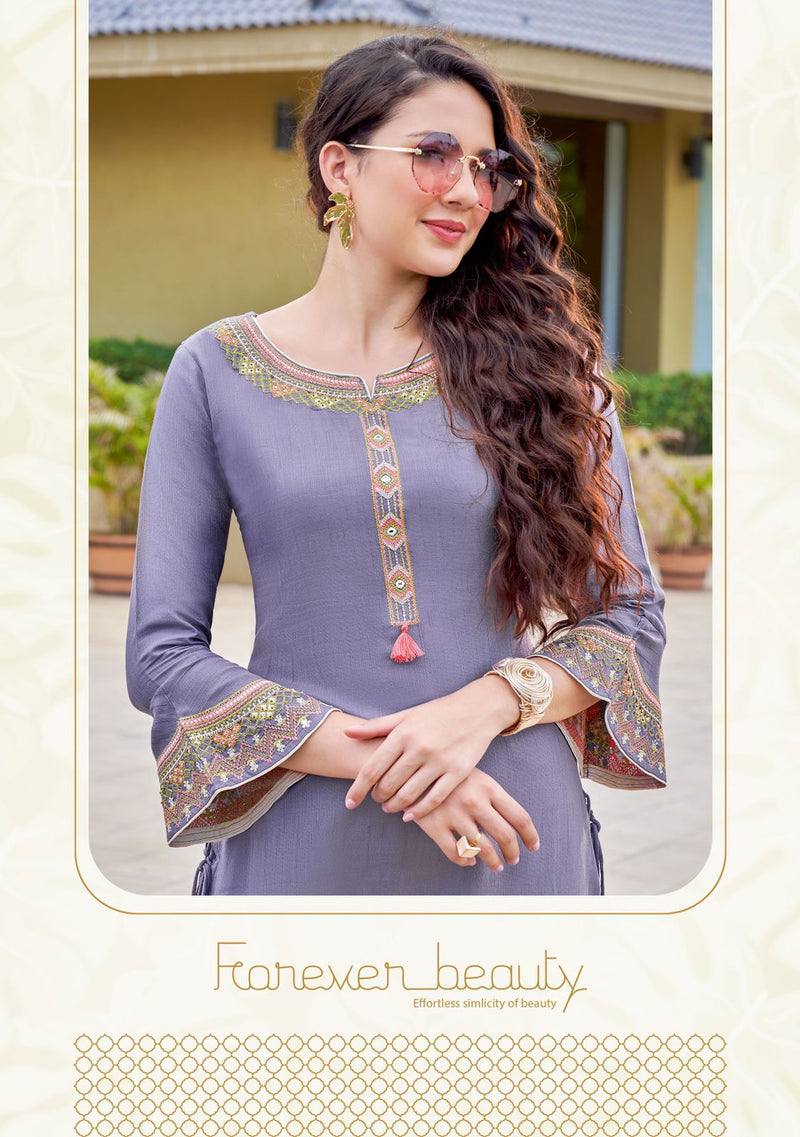 Mittoo Mayurika Vol 7 Rayon With Fancy Stylish Designer Casual Look Kurti