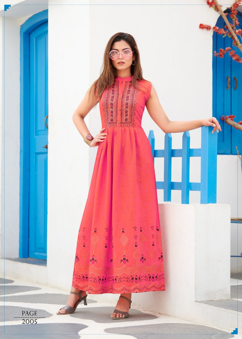 Rang Jyot Charvi Vol 2 Rayon Stylish Designer Printed Casual Look fancy Kurti