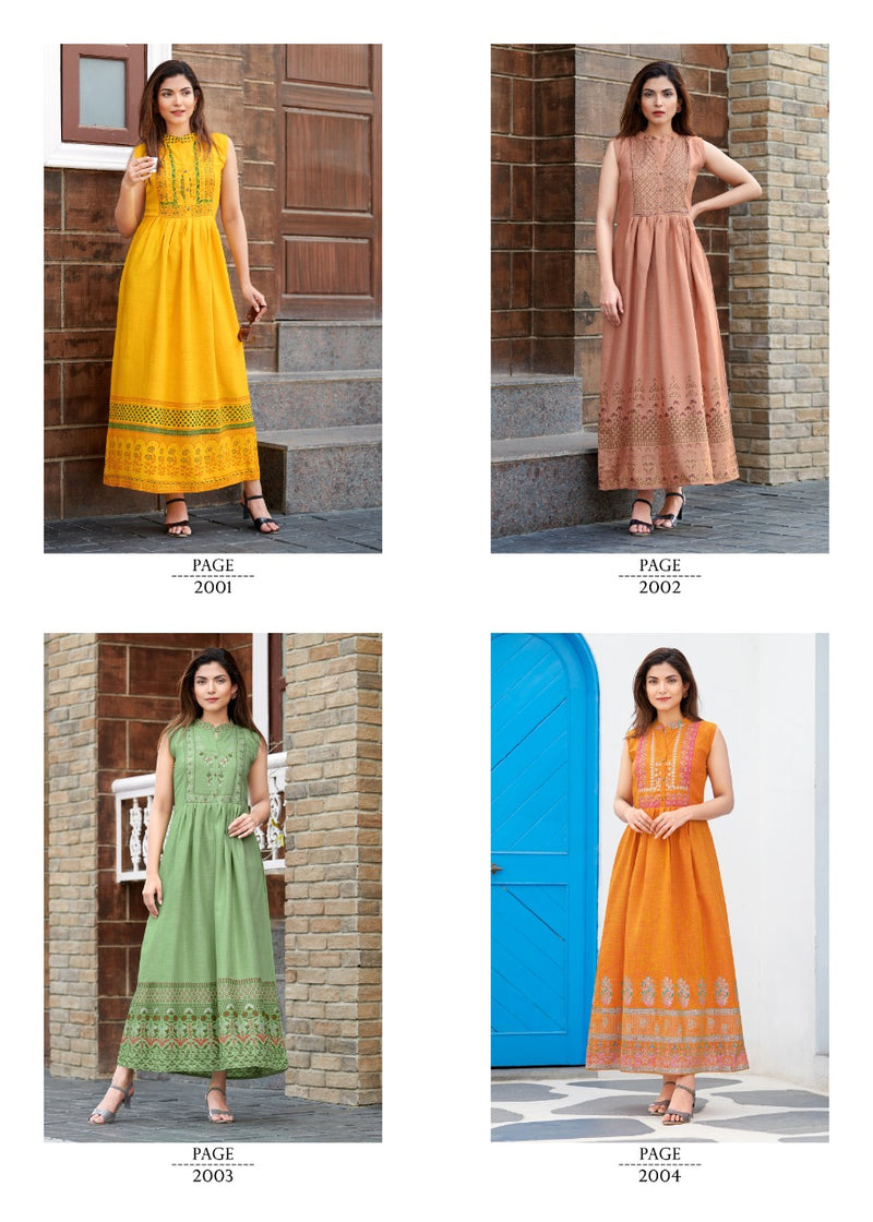 Rang Jyot Charvi Vol 2 Rayon Stylish Designer Printed Casual Look fancy Kurti