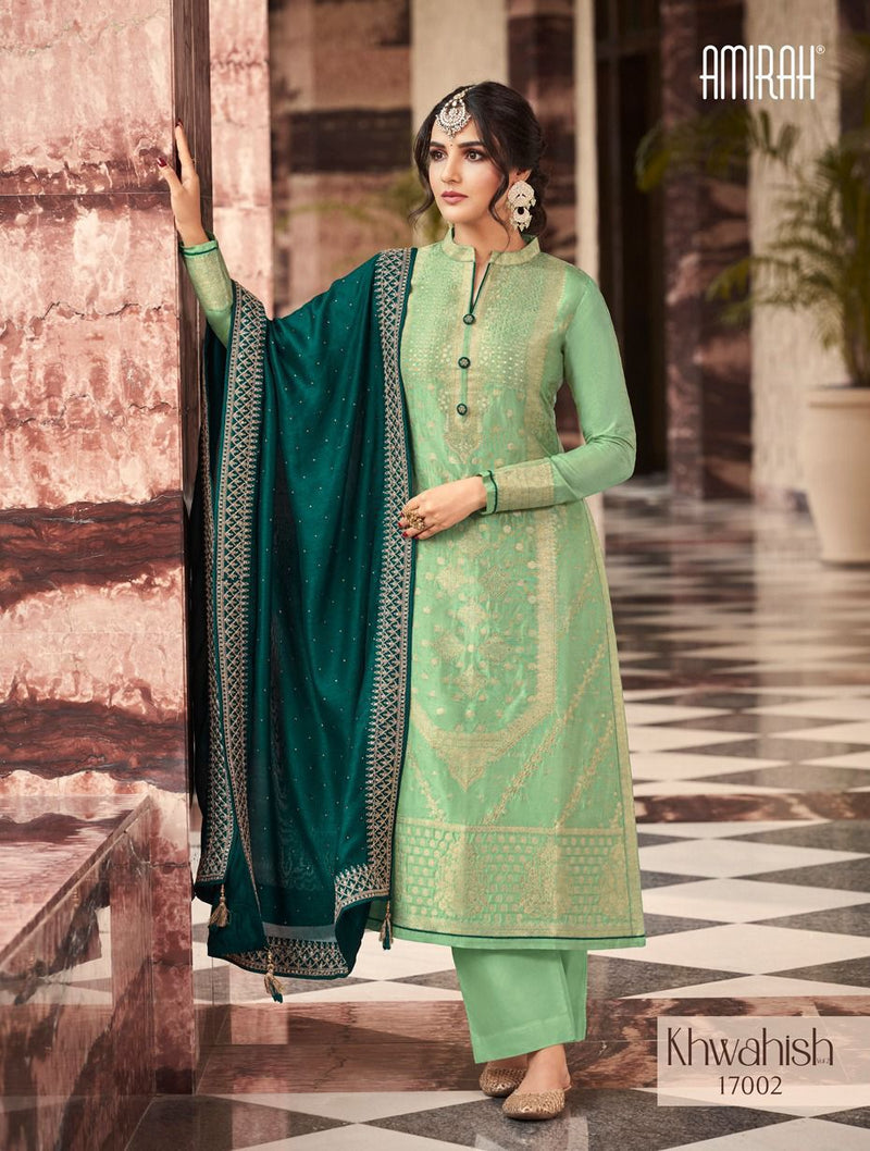 Amirah Khwahish Vol 2 Dola Silk With Heavy Emroidery work Stylish Designer Festive Wear fancy Salwar kameez