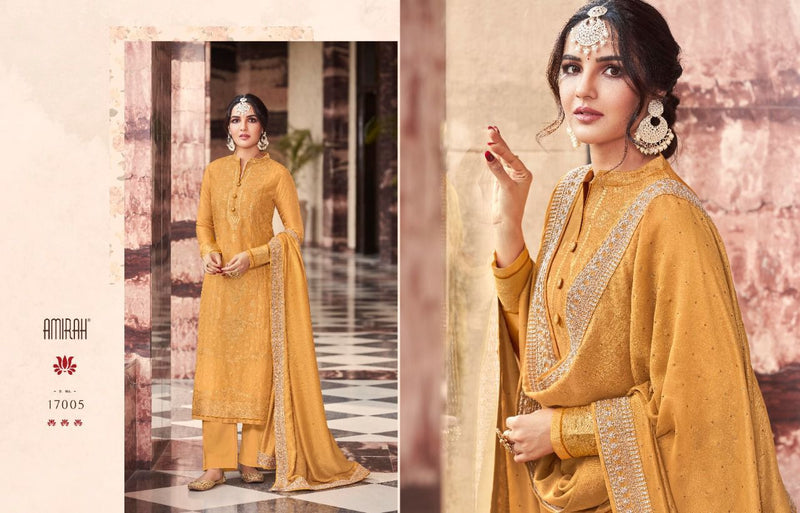 Amirah Khwahish Vol 2 Dola Silk With Heavy Emroidery work Stylish Designer Festive Wear fancy Salwar kameez